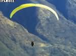 vol en parapente depuis le Prat Mataou, février 2008
